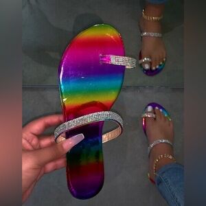 Ombré Bling Sandals